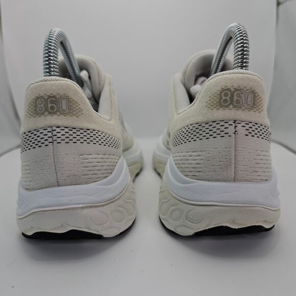 New Balance Fresh Foam x 860 v14 White Sea Salt Black Womens 6 B Running Shoes - Picture 8 of 11